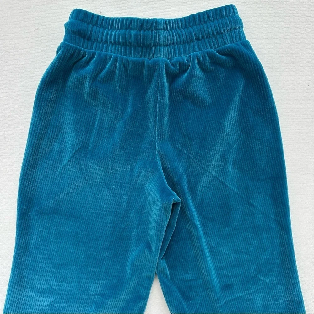 90 Degree By Reflex Turquoise Velour Set Size XS